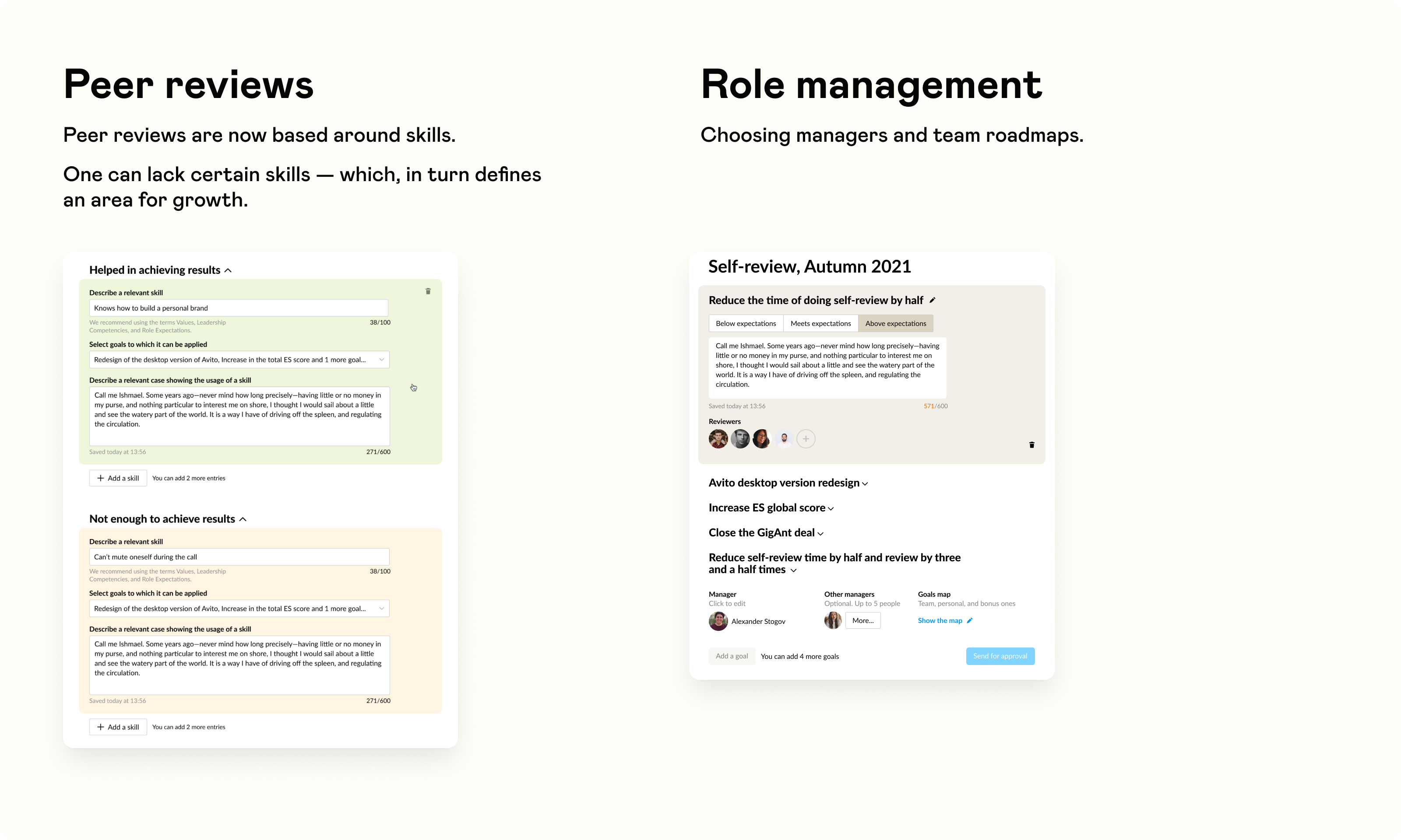 Avito 360 Review Interface