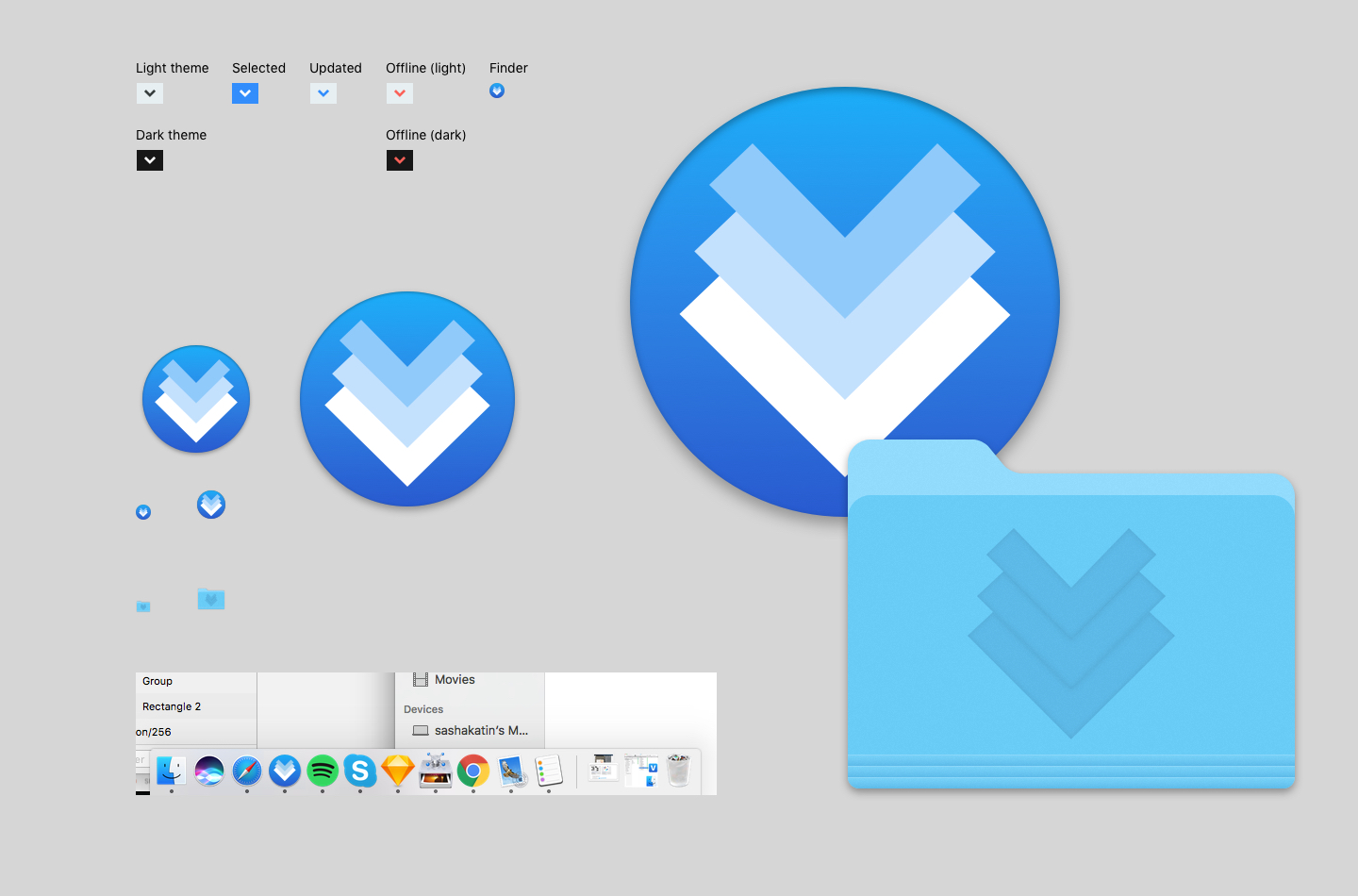 Sympli Versions interface showing ideation and prototyping